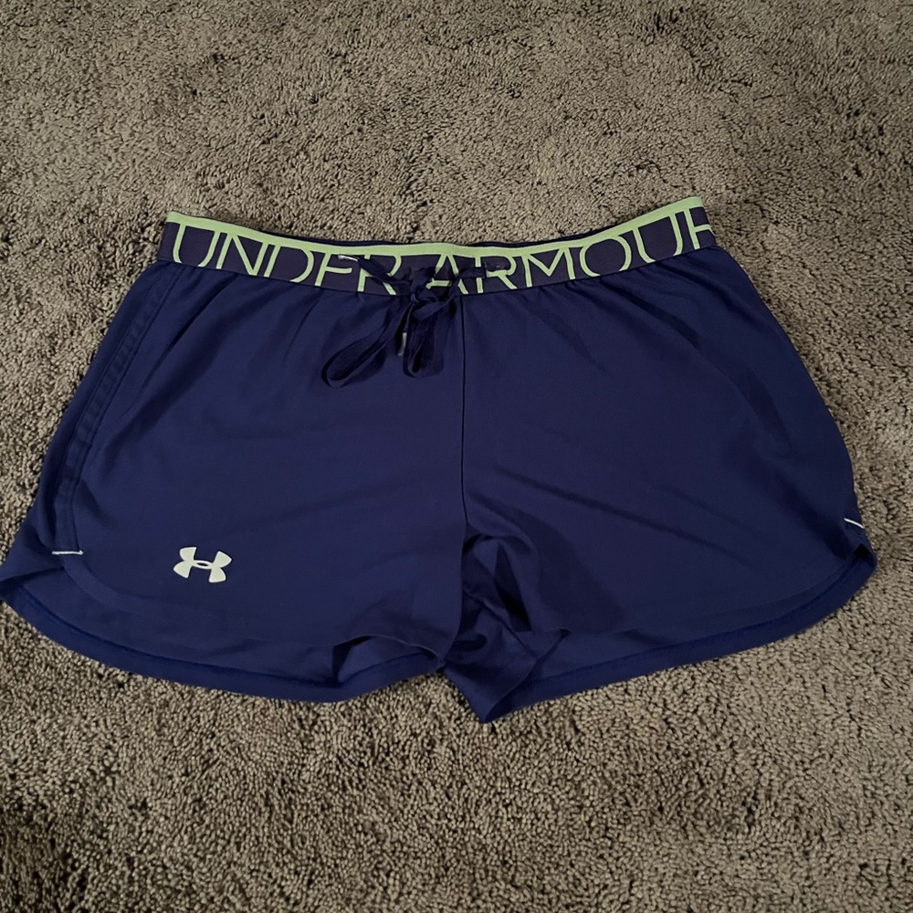 purple under armour shorts